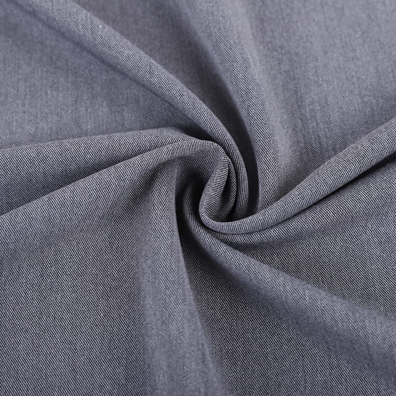 FX54444 Fastness ridicat rezistent la riduri anti -pilling Poly Viscoză Spandex Twill Twill Material pentru pantaloni